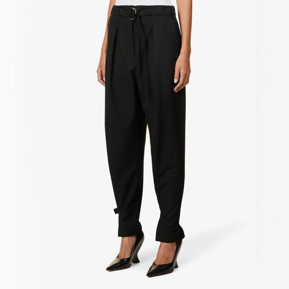 SSENSE 3.1 Phillip Lim Belted tapered-leg high-rise stretch-woven trouse… - Picture 3 of 16